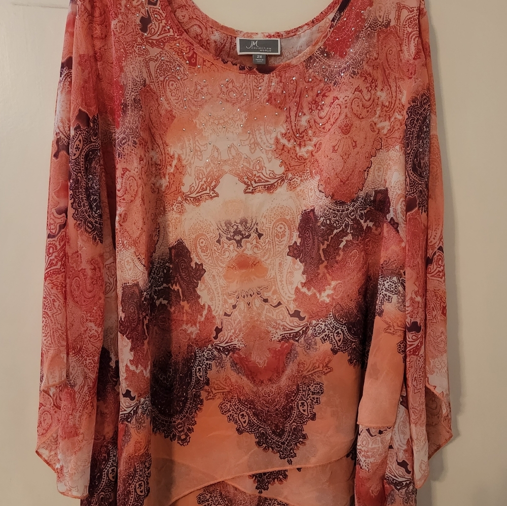 JM Collection Long sheer like material